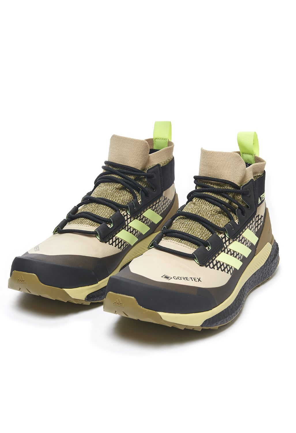 adidas Terrex Free Hiker GORE-TEX Men's Boots - Savannah/Hi-Res Yellow/Core Black