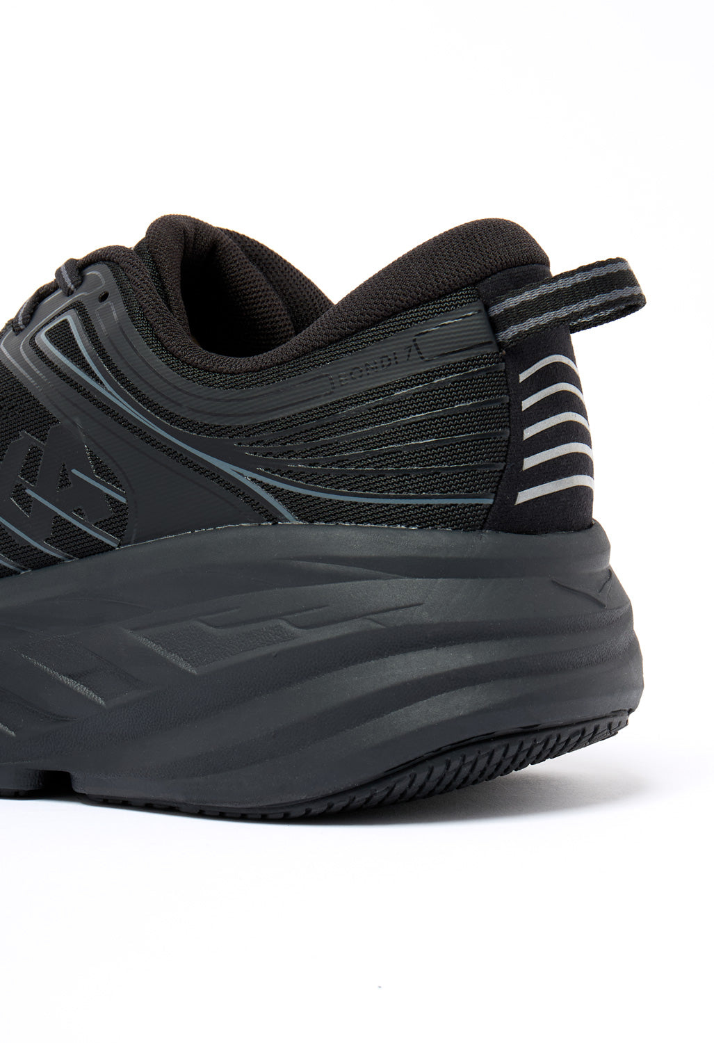 Hoka Men's Bondi 7 Trainers - Black / Black