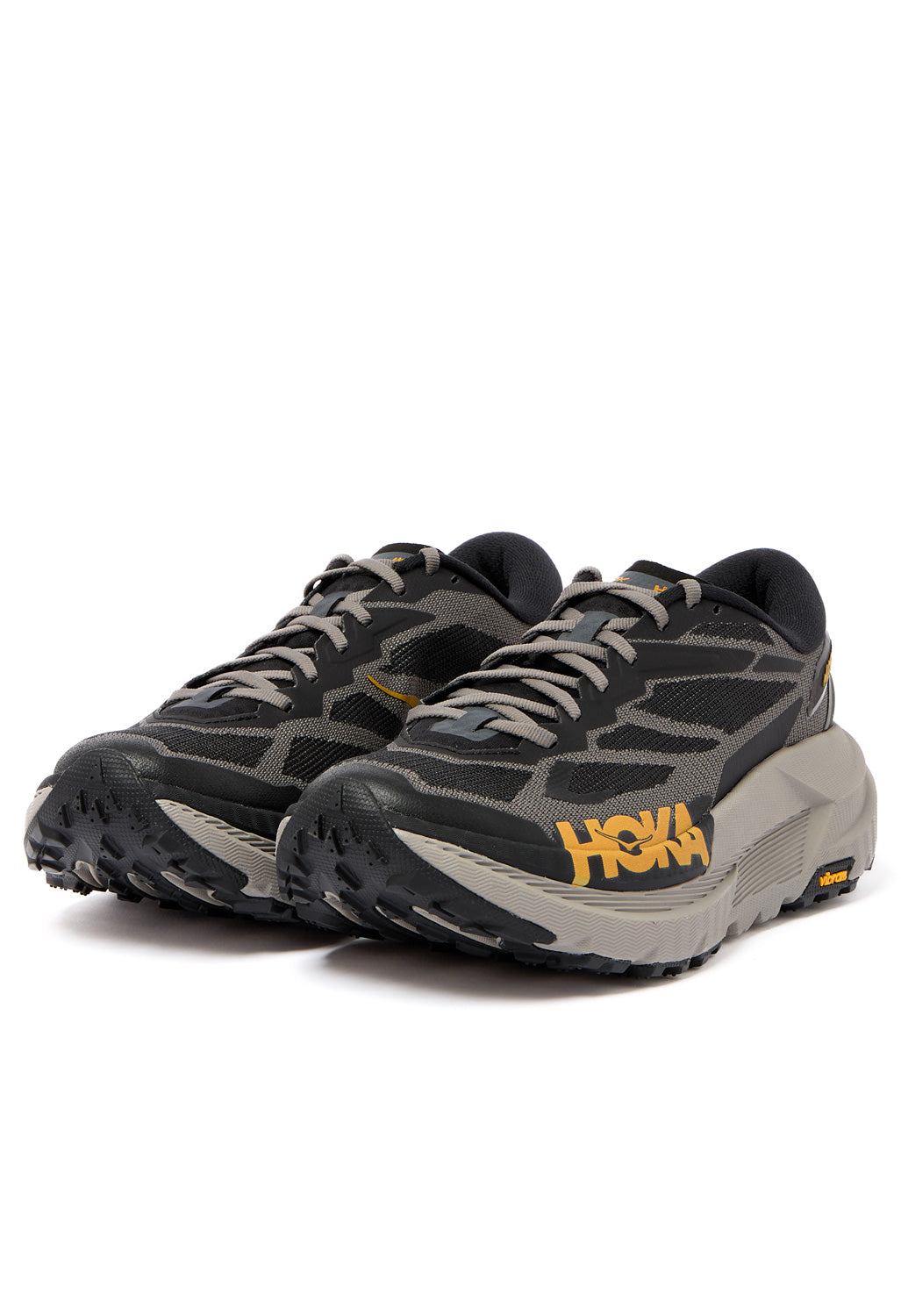 Hoka Men's Mafate X Trainers - Black / Cement