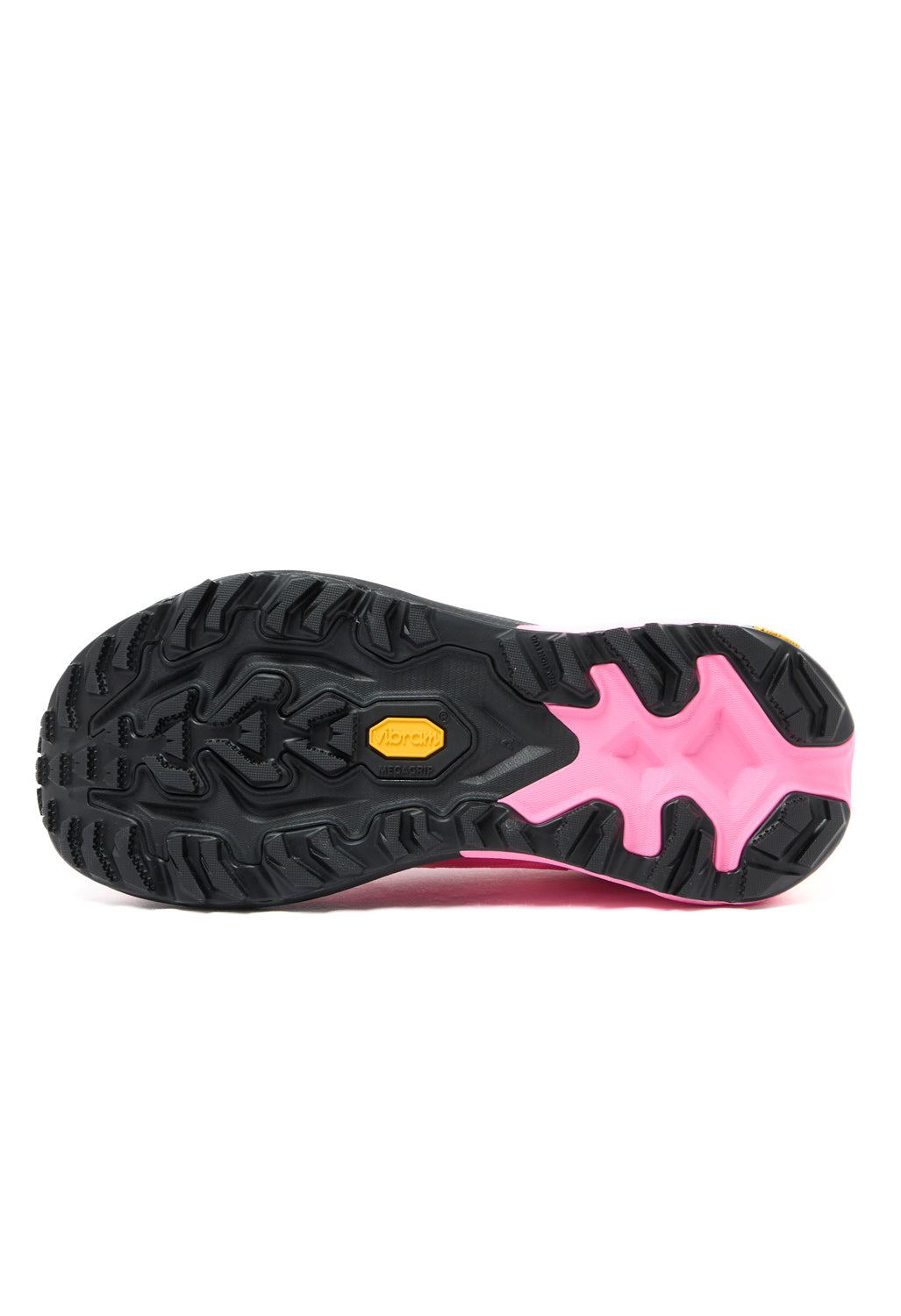 Hoka Men's Mafate 5 Trainers - Neon Rose / Black