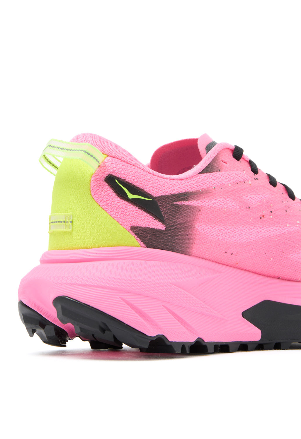Hoka Men's Mafate 5 Trainers - Neon Rose / Black