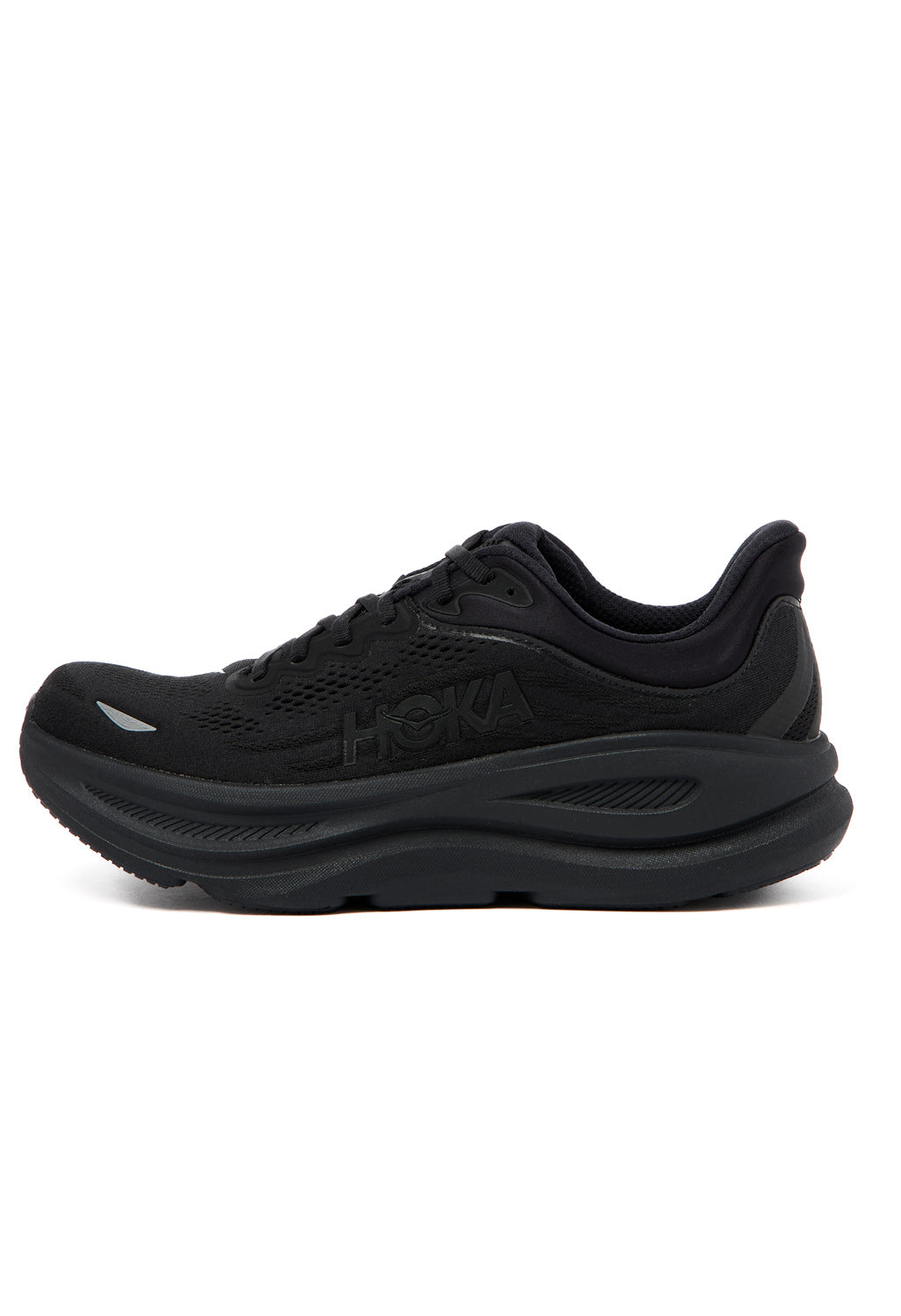 Hoka Men's Bondi 9 Trainers - Black / Black