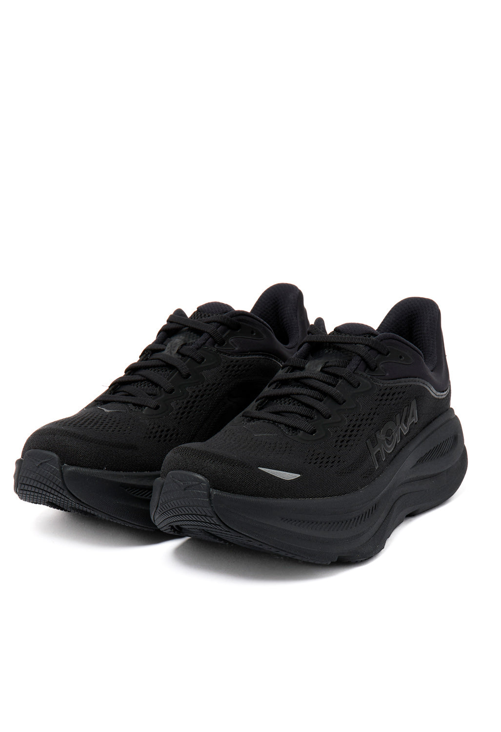 Hoka Men's Bondi 9 Trainers - Black / Black
