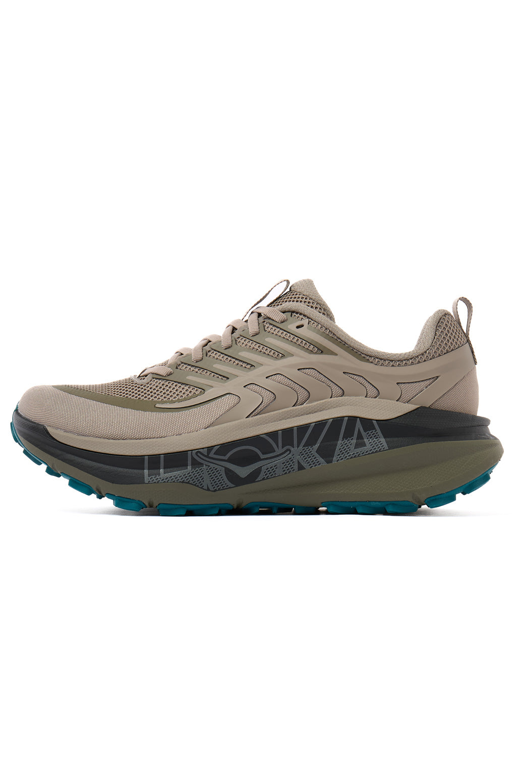 Hoka Men's Stinson 8 Trainers - Pebble Grey / Antique Olive