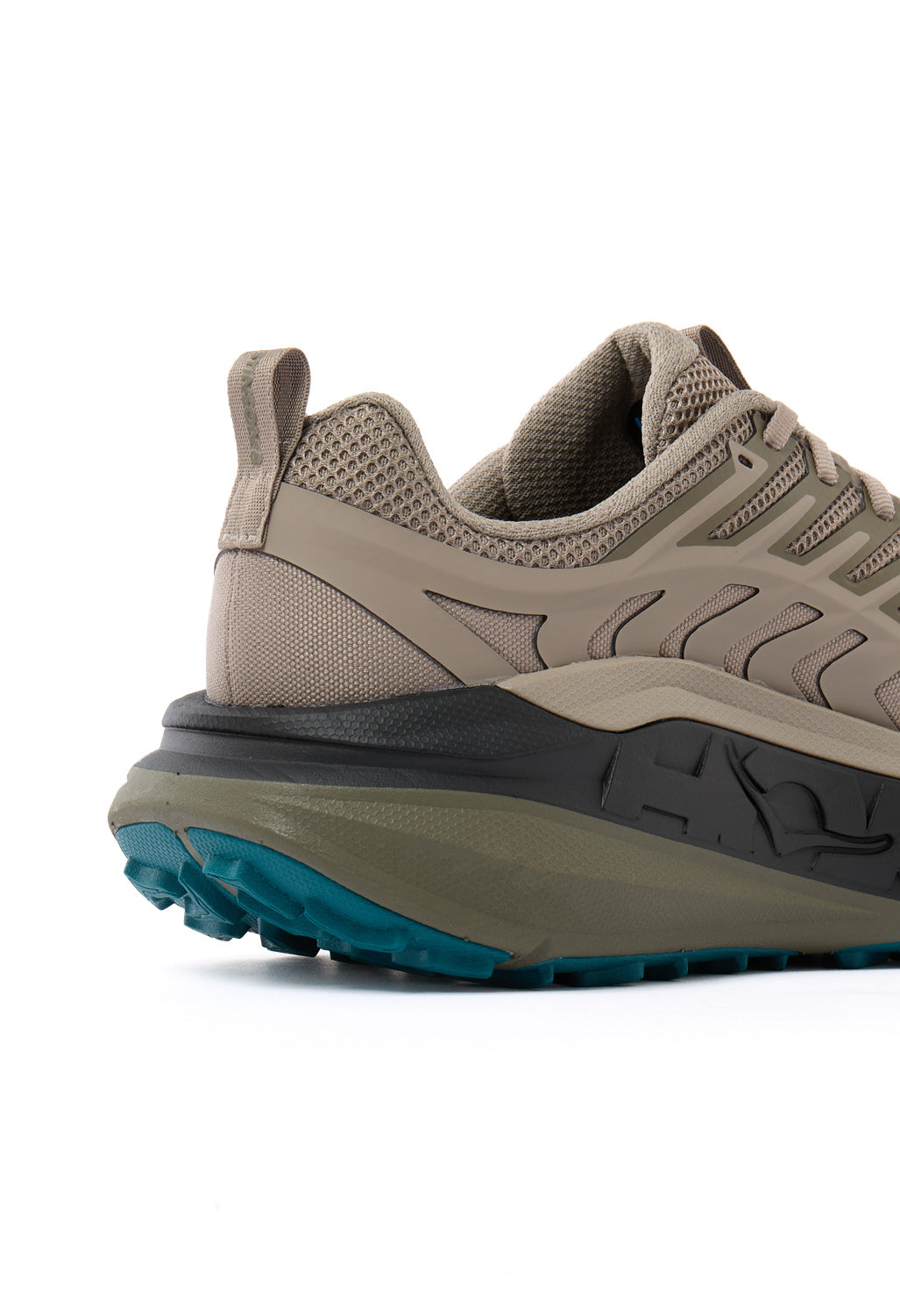 Hoka Men's Stinson 8 Trainers - Pebble Grey / Antique Olive