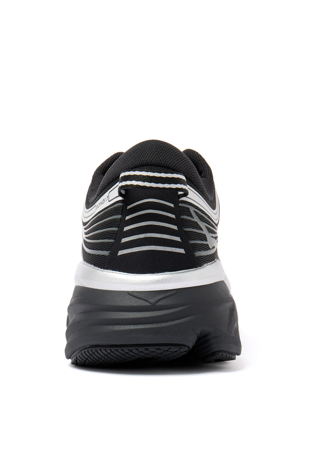 Hoka Men's Bondi 7 Trainers - Black / Stardust