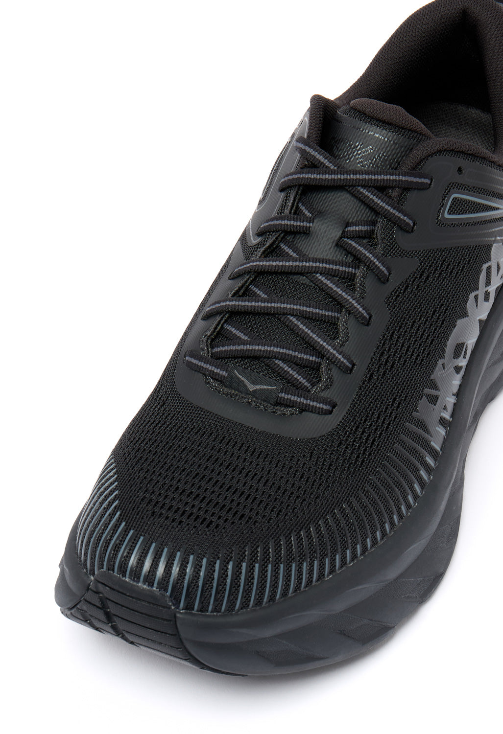 Hoka Men's Bondi 7 Trainers - Black / Black