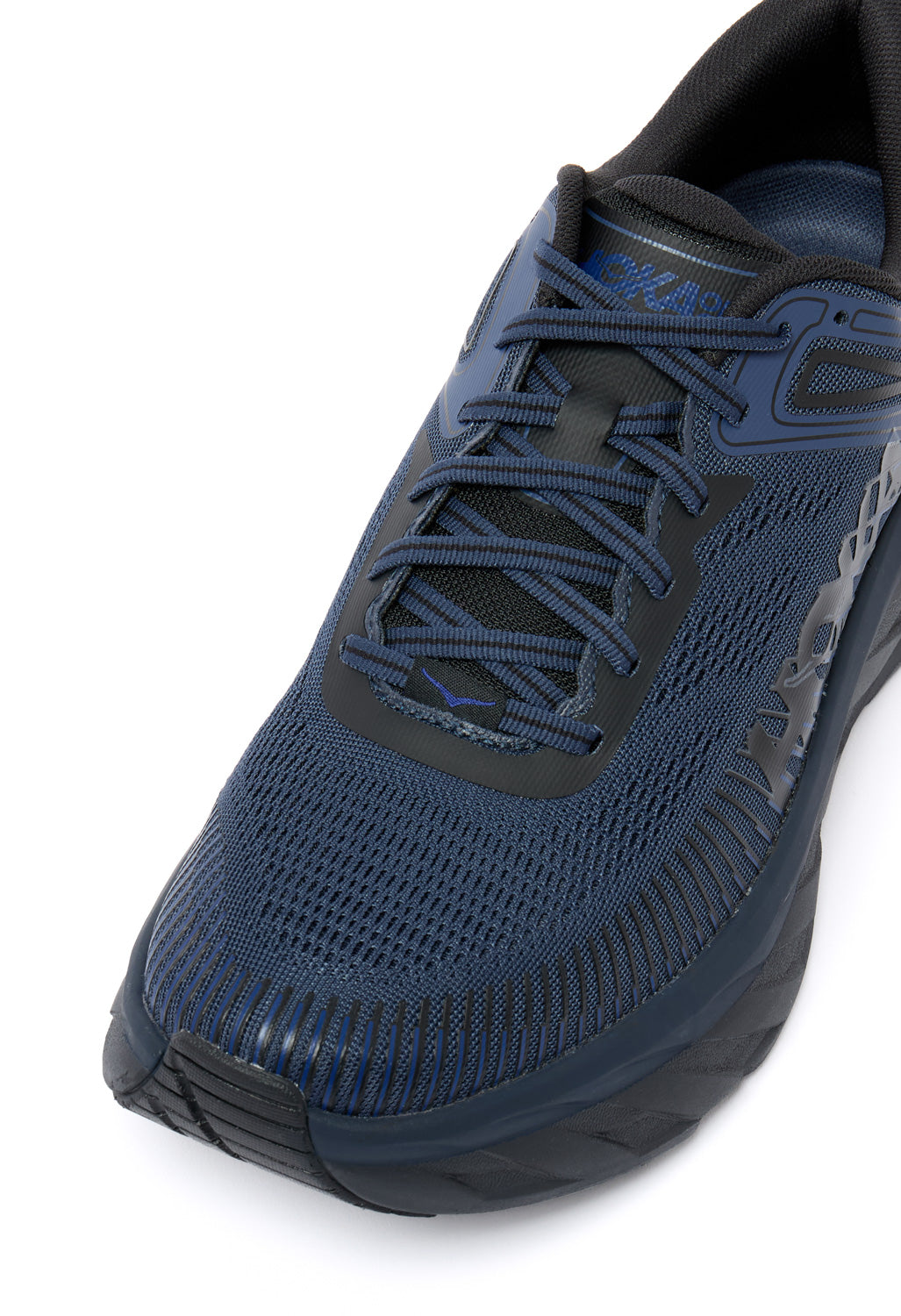 Hoka Men's Bondi 7 Trainers - Varsity Navy / Black