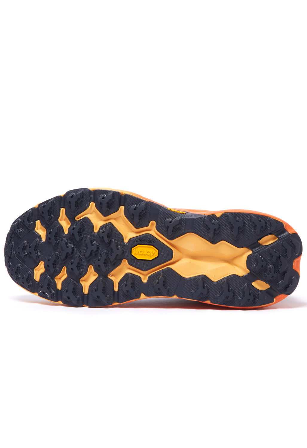 Hoka Speedgoat 5 Mid Gtx Blue Graphite/Amber Yellow Chaussures trail homme  : Snowleader