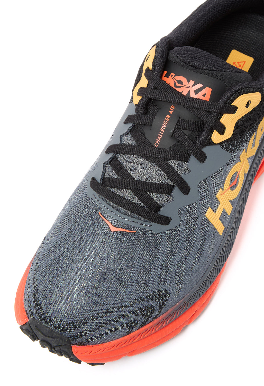 Hoka Men's Challenger 7 Trainers - Castlerock / Flame