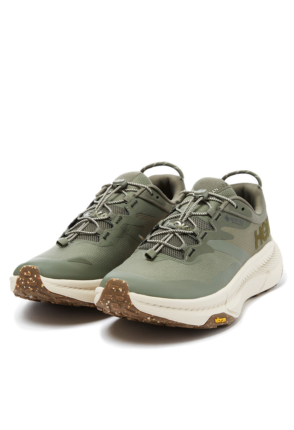Hoka Men's Transport GORE-TEX Trainers - Slate / Oat Milk