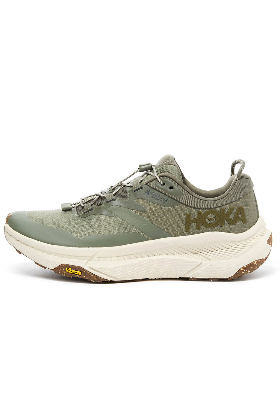 Hoka Men's Transport GORE-TEX Trainers - Slate / Oat Milk