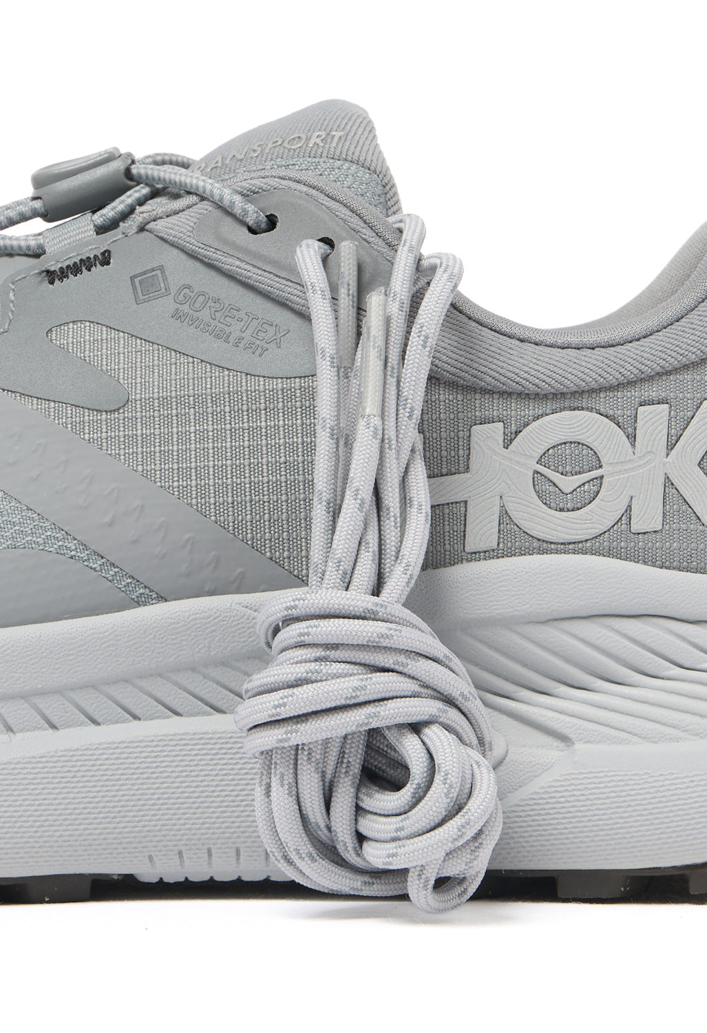 Hoka Men's Transport GORE-TEX Trainers - Galactic Grey / Stardust