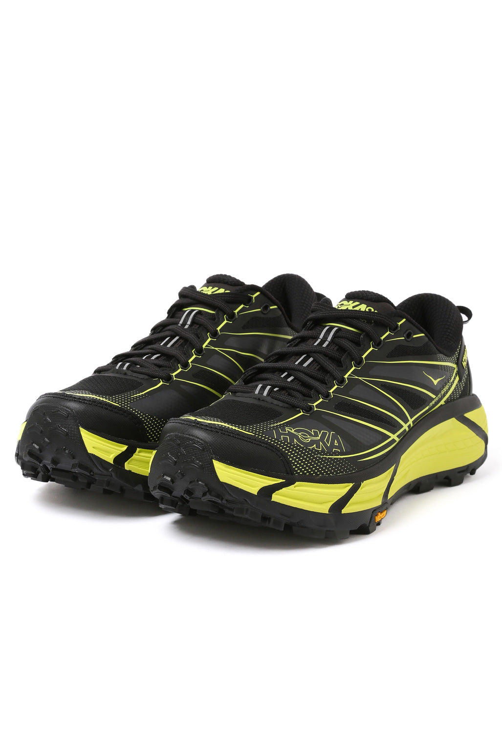 Hoka Mafate Speed 2 Trainers - Black / Hoka Citrus