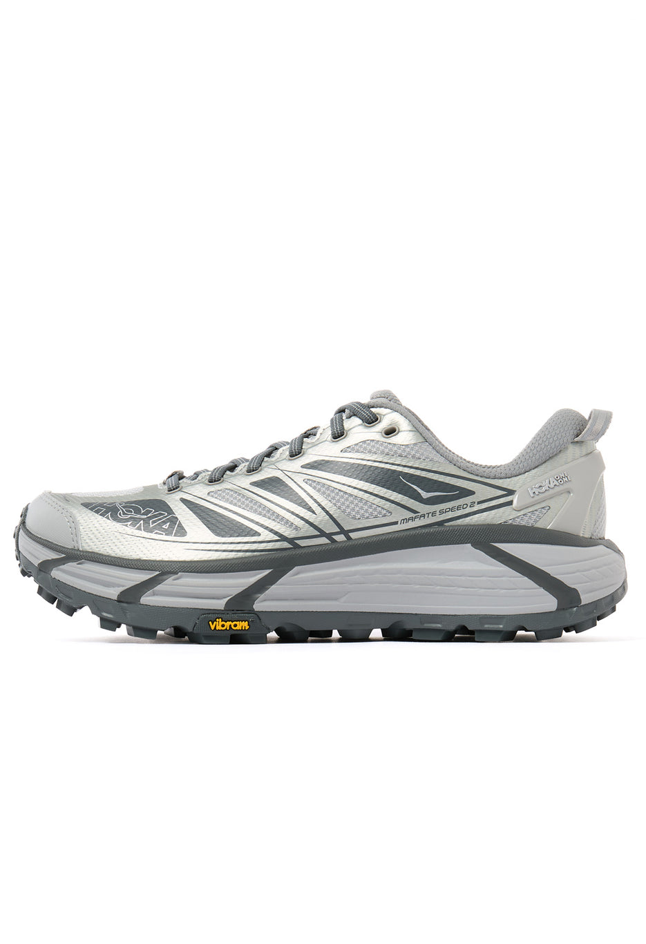 Hoka Mafate Speed 2 Trainers - Stellar Grey / Outer Orbit