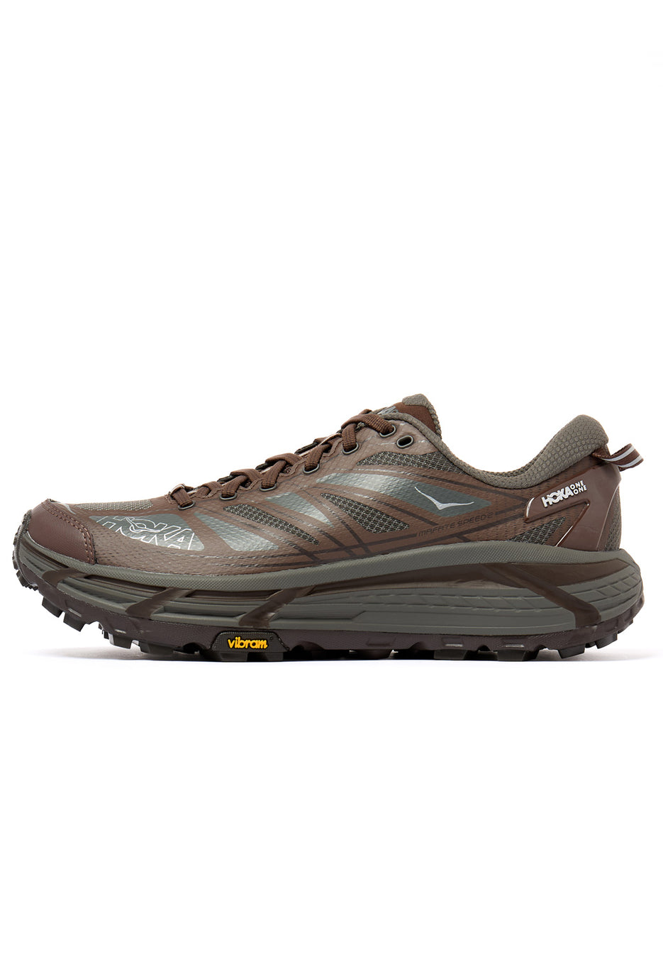 Hoka Mafate Speed 2 Trainers - Asphalt Grey / Walnut