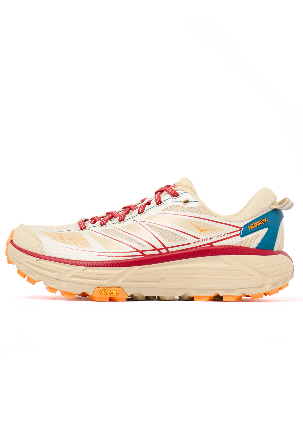 Hoka Mafate Speed 2 Trainers - Cream / Pepper