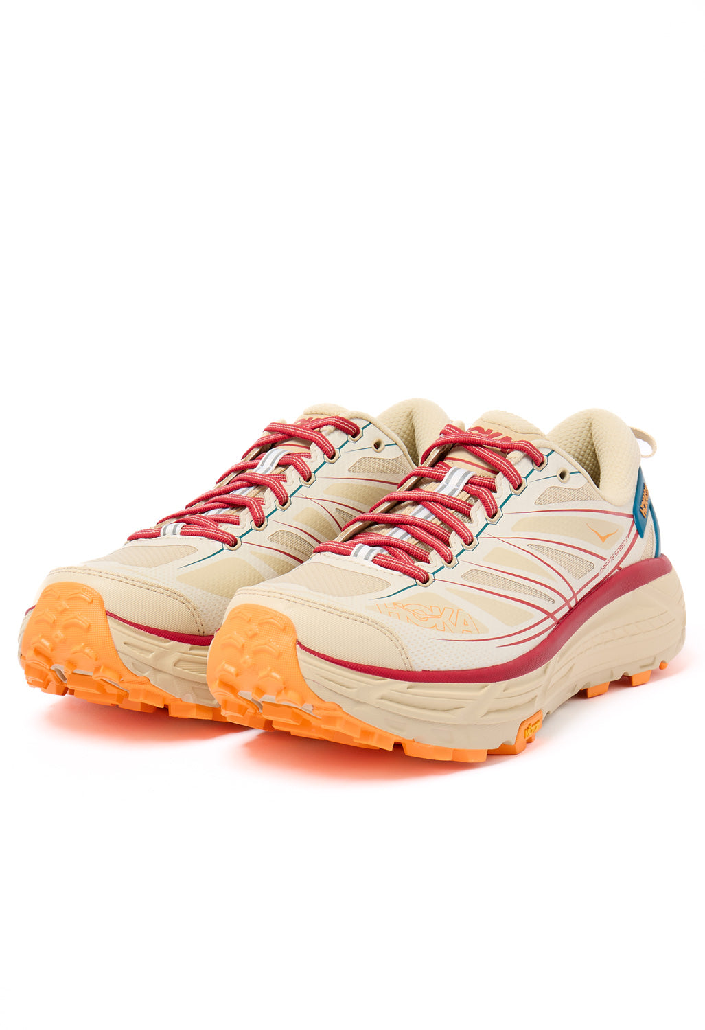 Hoka Mafate Speed 2 Trainers - Cream / Pepper