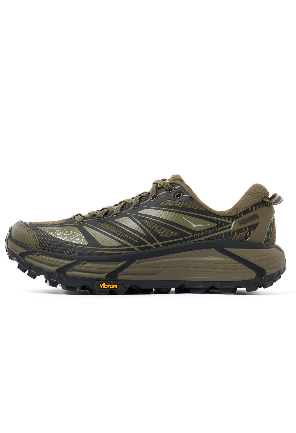 Hoka Mafate Speed 2 Trainers - Antique Olive / Carbon Black