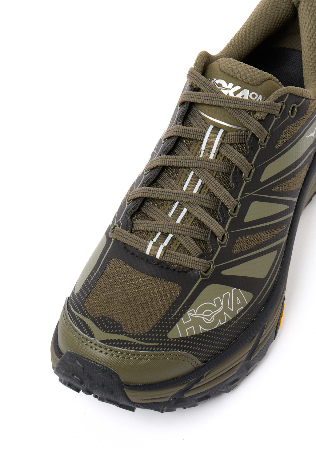 Hoka Mafate Speed 2 Trainers - Antique Olive / Carbon Black