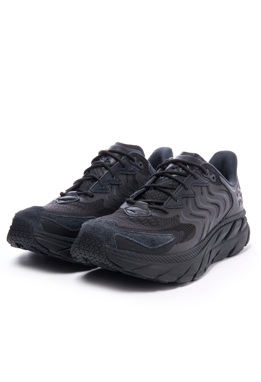 Hoka Unisex Clifton LS Trainers - Black/Asphalt