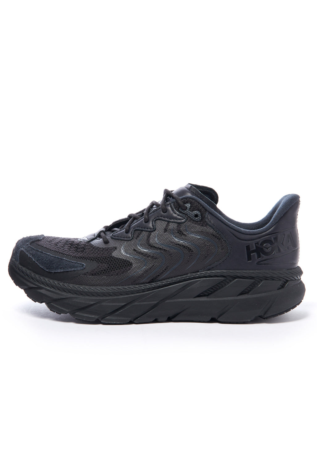 Hoka Unisex Clifton LS Trainers - Black/Asphalt