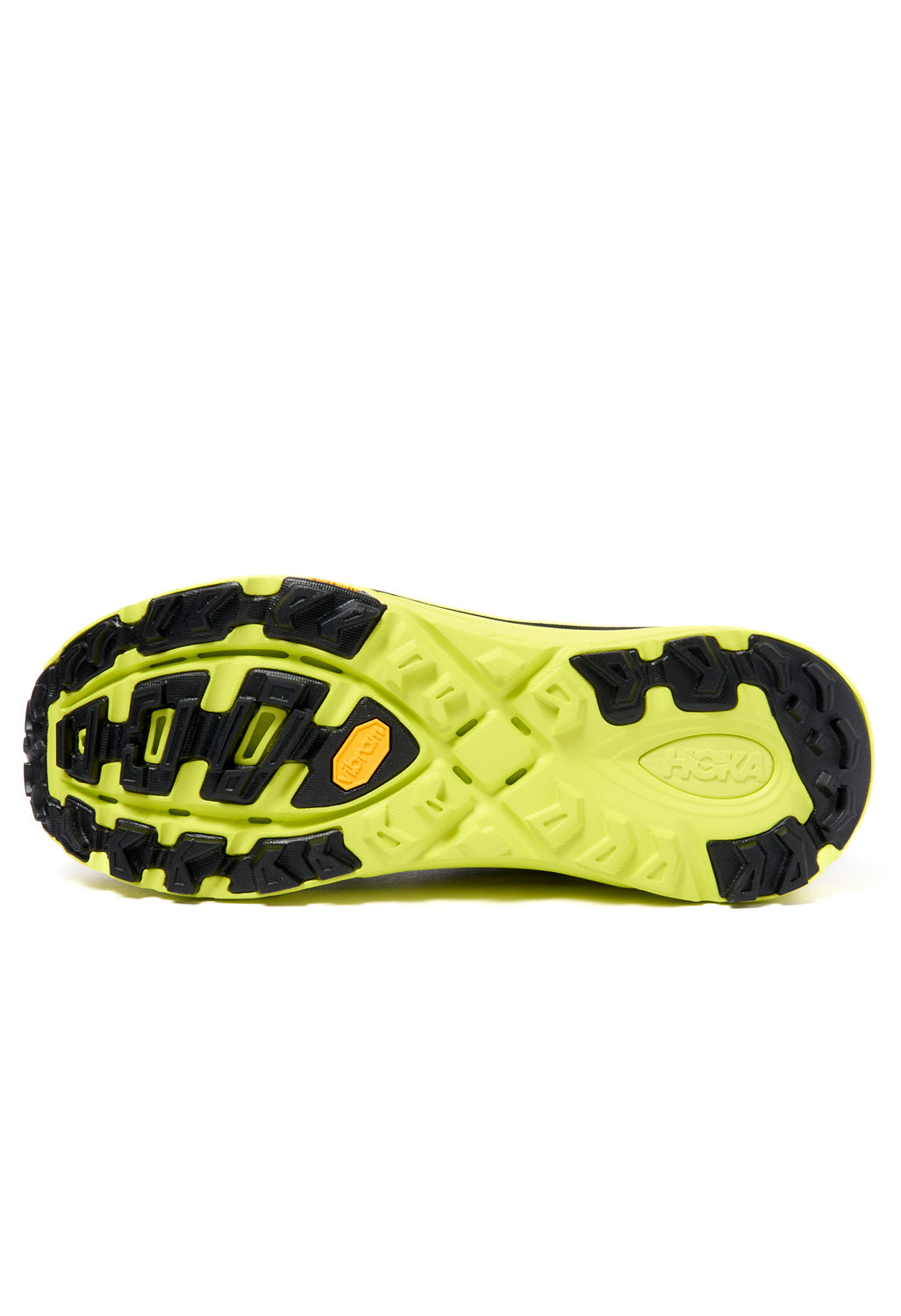 Hoka U Mafate THREE2 Trainers - Black / Hoka Citrus