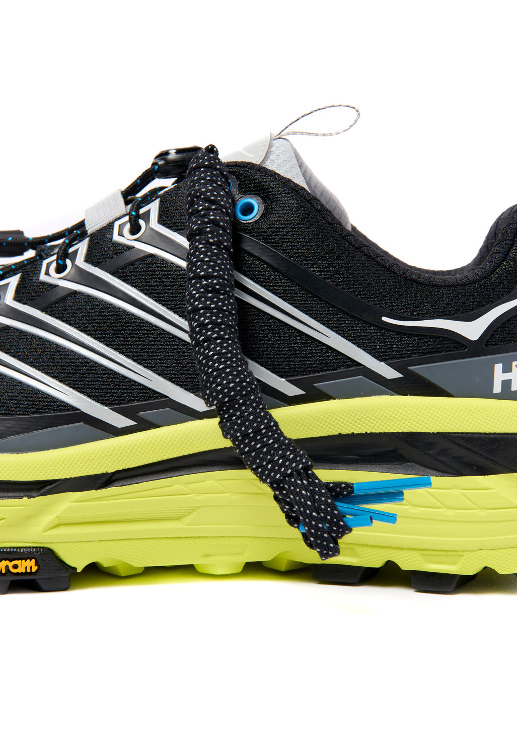 Hoka U Mafate THREE2 Trainers - Black / Hoka Citrus