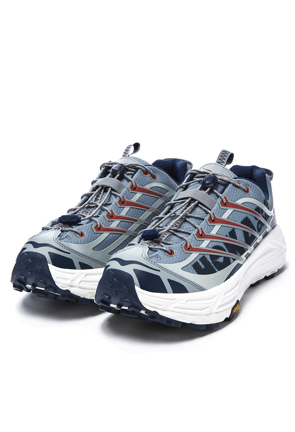 Hoka Mafate Three2 Shoes - Limestone / Outer Space