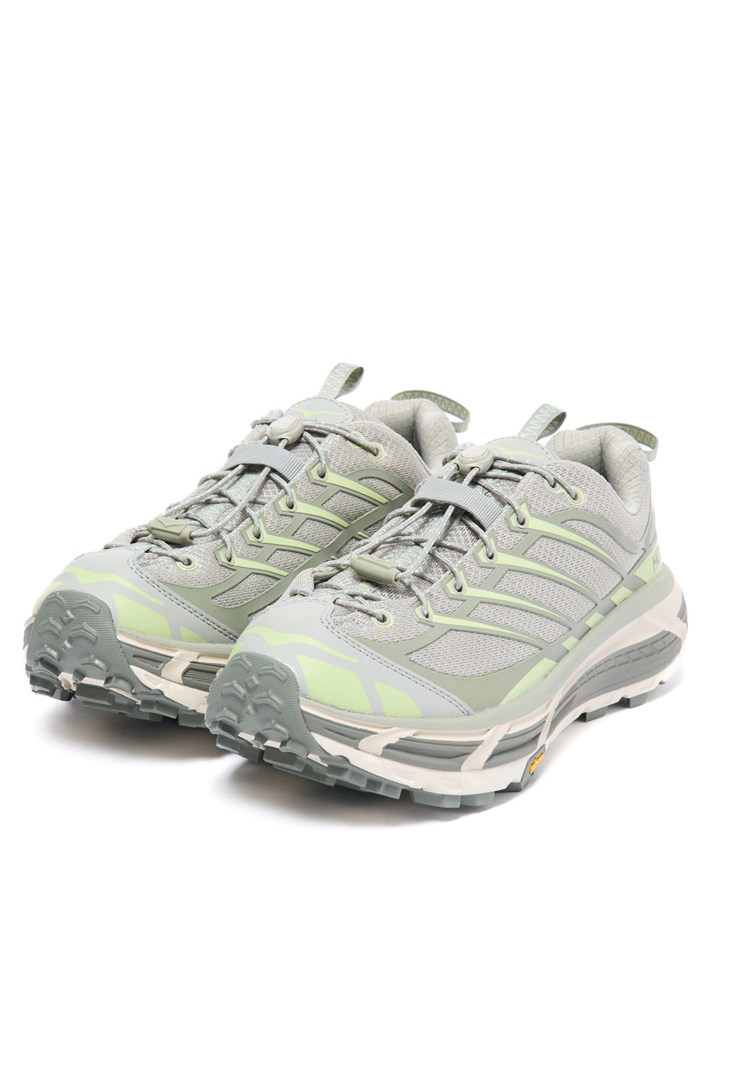 Hoka Mafate Three2 Trainers - Barley / Seed Green