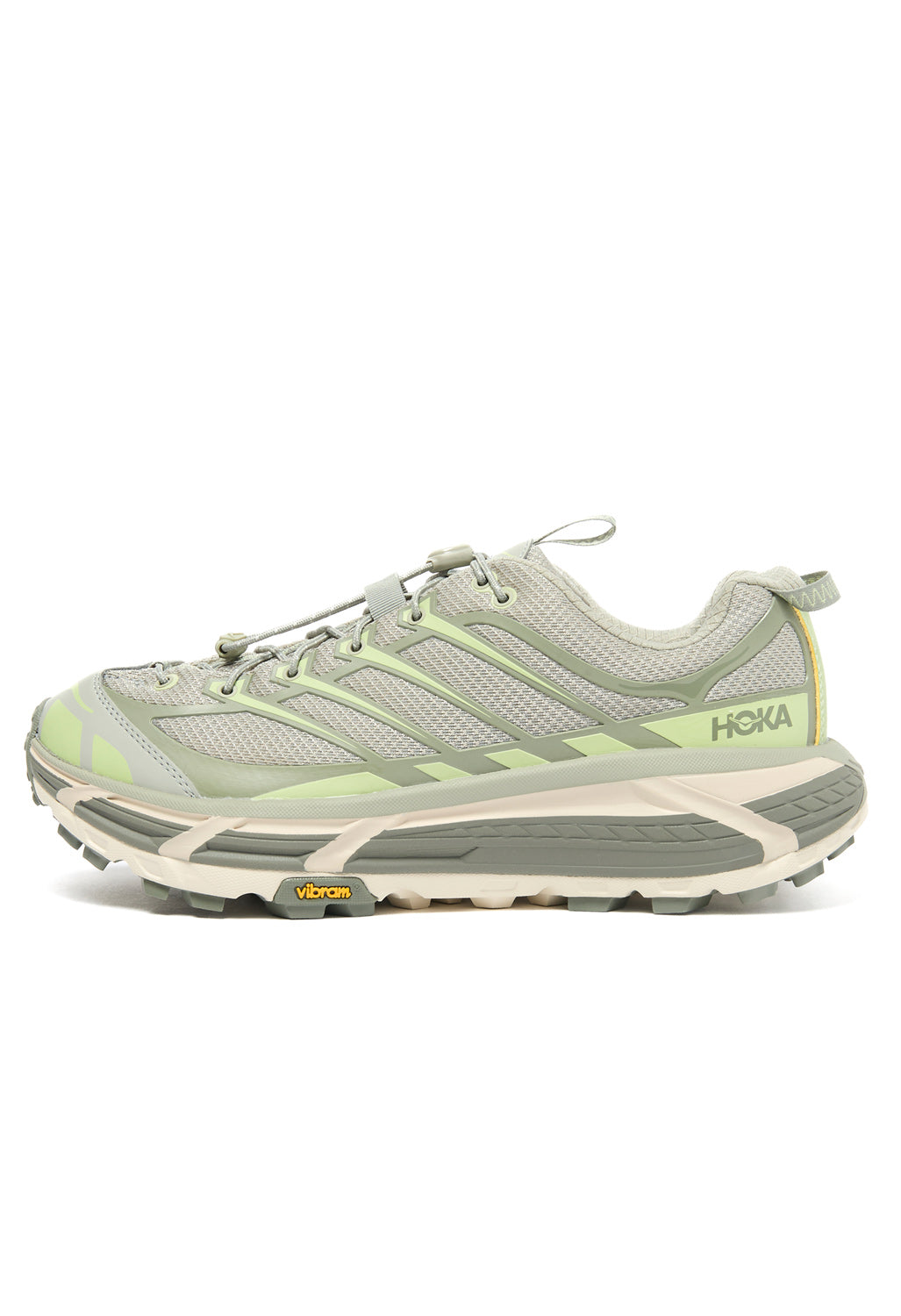 Hoka Mafate Three2 Trainers - Barley / Seed Green