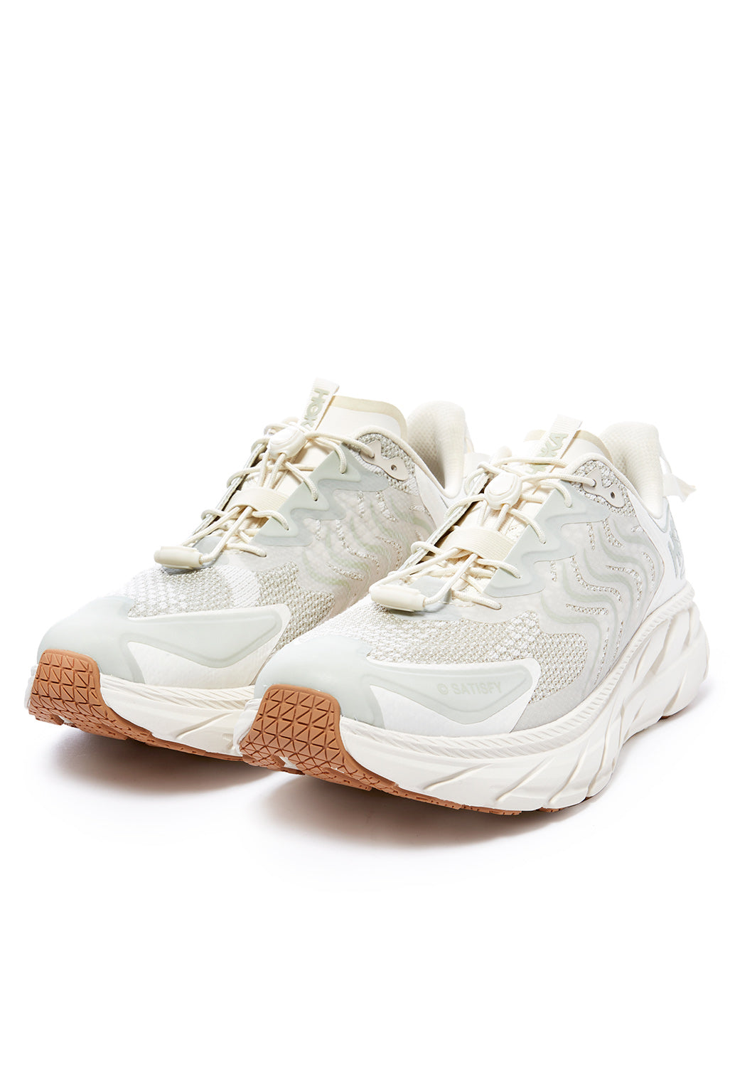 Hoka Clifton LS Satisfy Running Shoes - Celadon Tint / Whisper