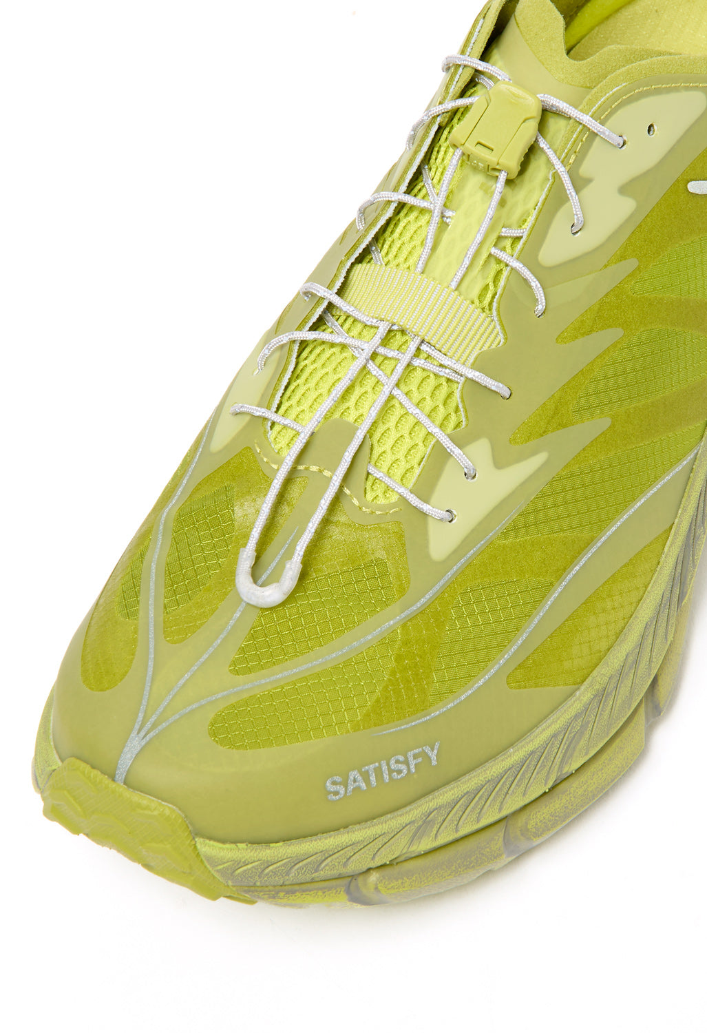 Hoka x Satisfy Mafate Speed 4 Lite Trainers - Sulfur