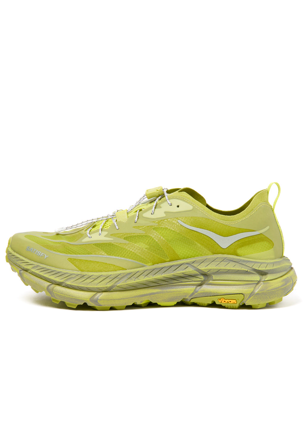 Hoka x Satisfy Mafate Speed 4 Lite Trainers - Sulfur