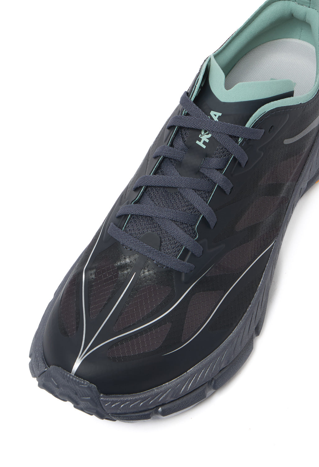 Hoka Mafate Speed 4 Lite Trainers - Charcoal Grey / Jade