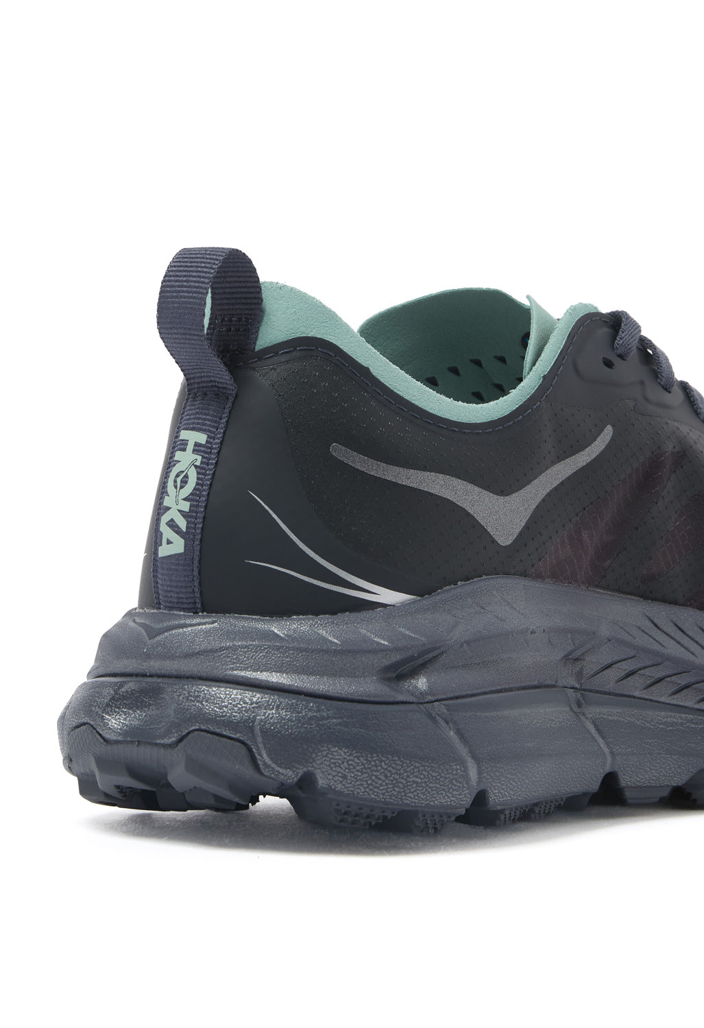 Hoka Mafate Speed 4 Lite Trainers - Charcoal Grey / Jade