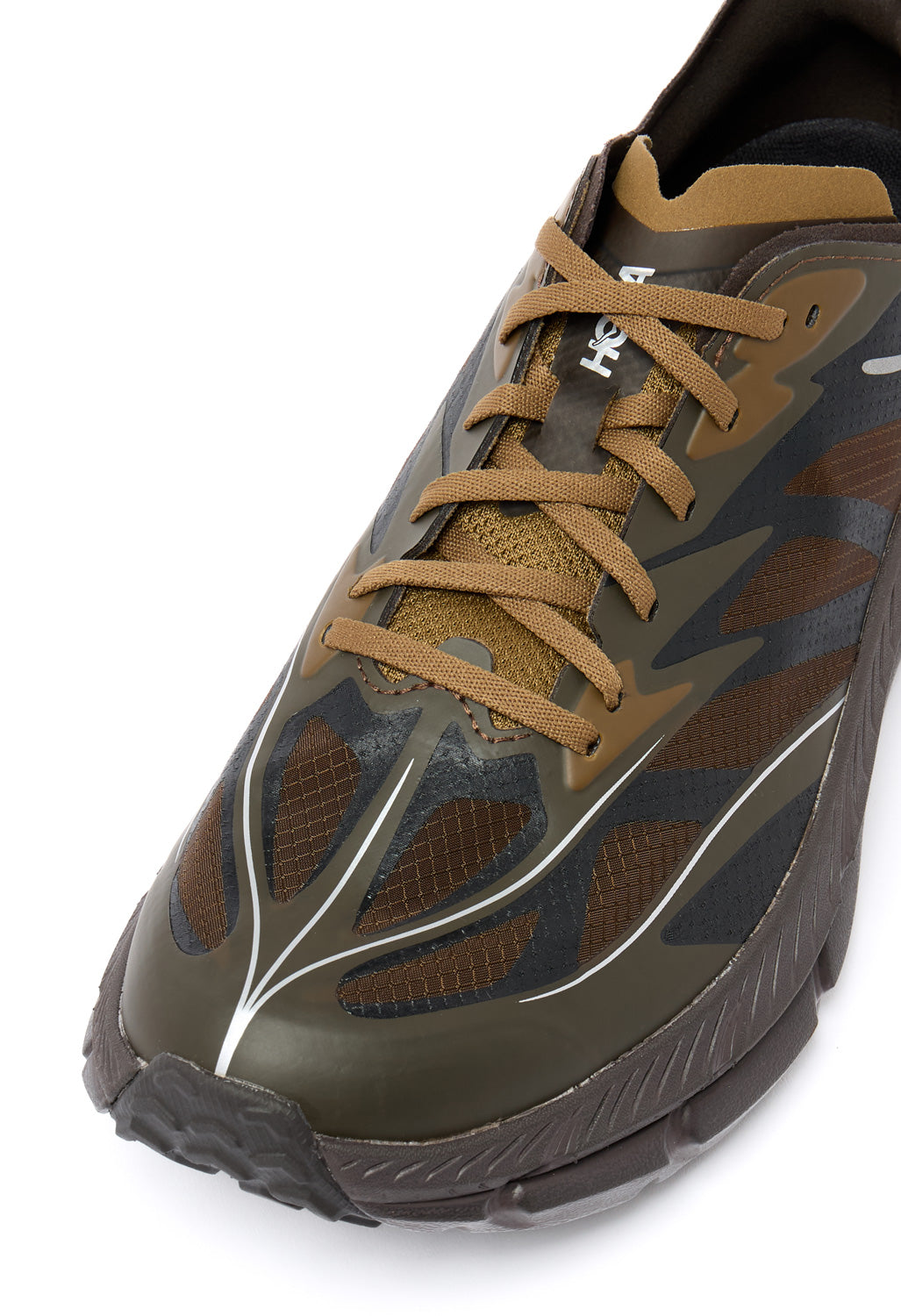 Hoka Mafate Speed 4 Lite Trainers - Tree Bark / Cast Iron