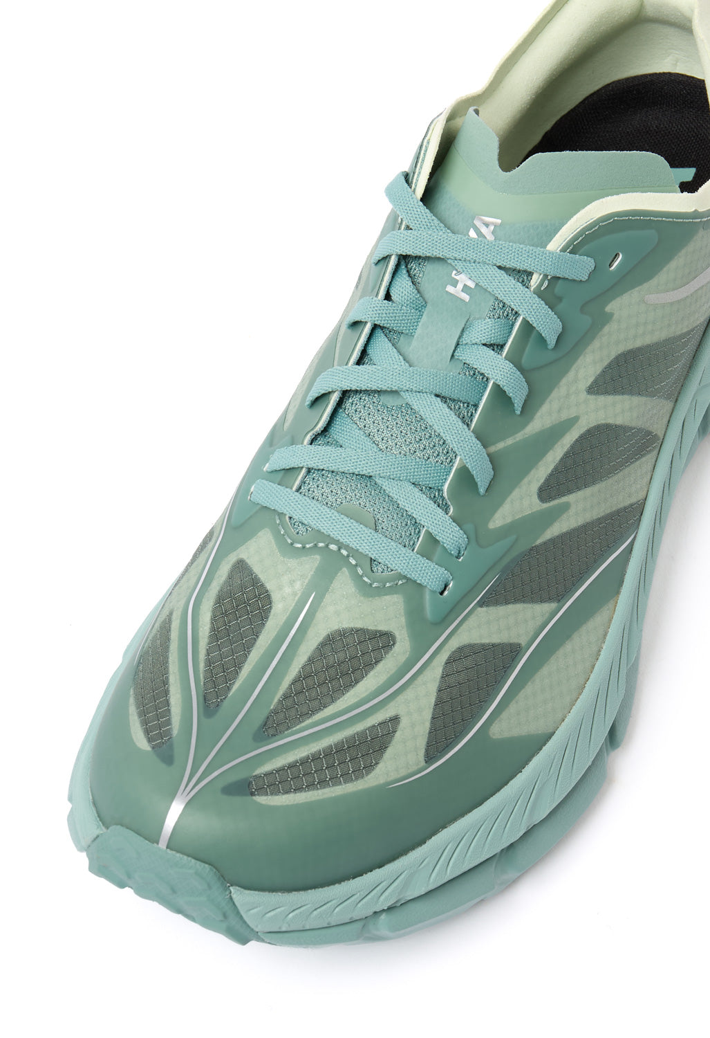 Hoka Mafate Speed 4 Lite Trainers - Rosemary / Pale Melon