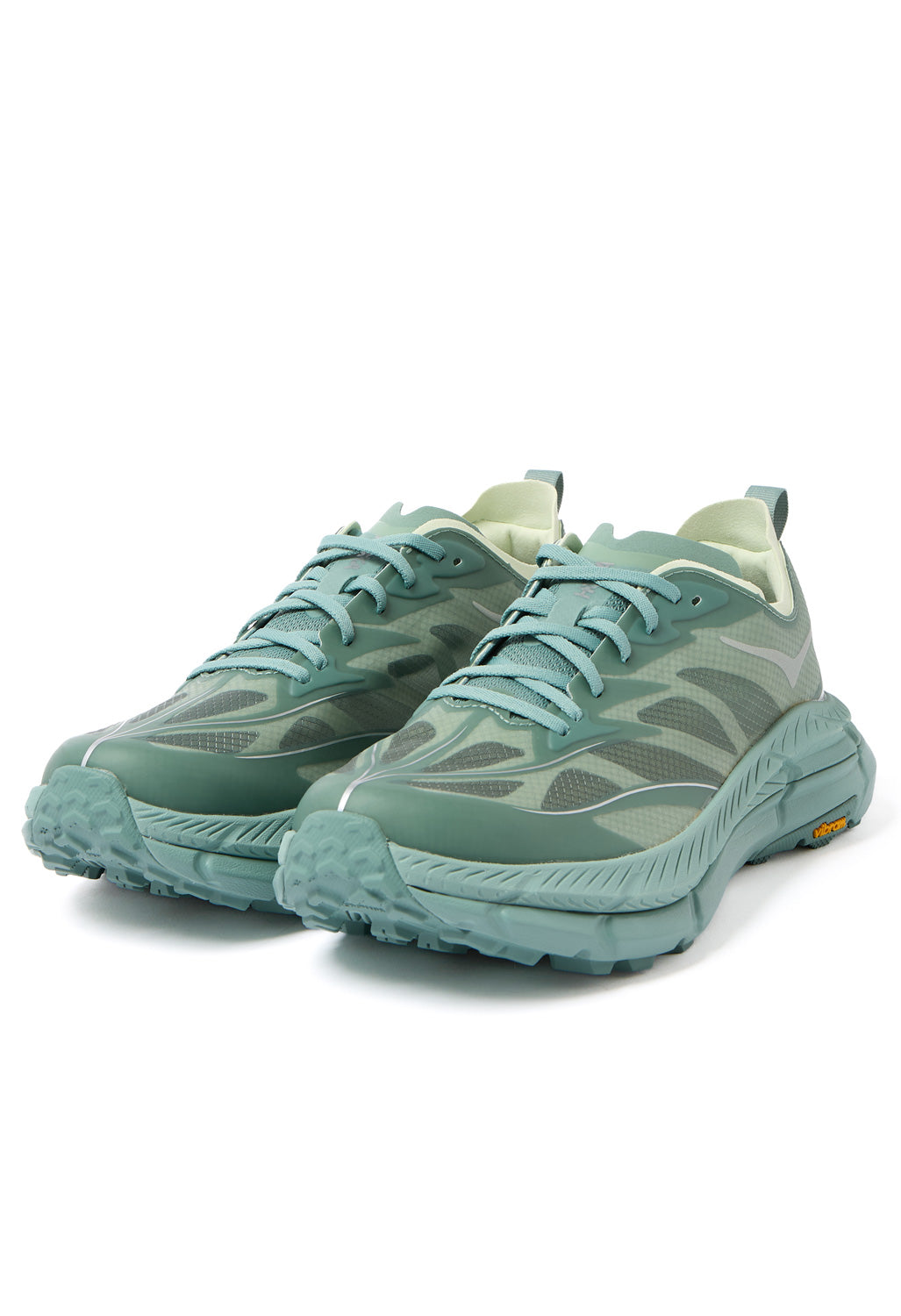 Hoka Mafate Speed 4 Lite Trainers - Rosemary / Pale Melon