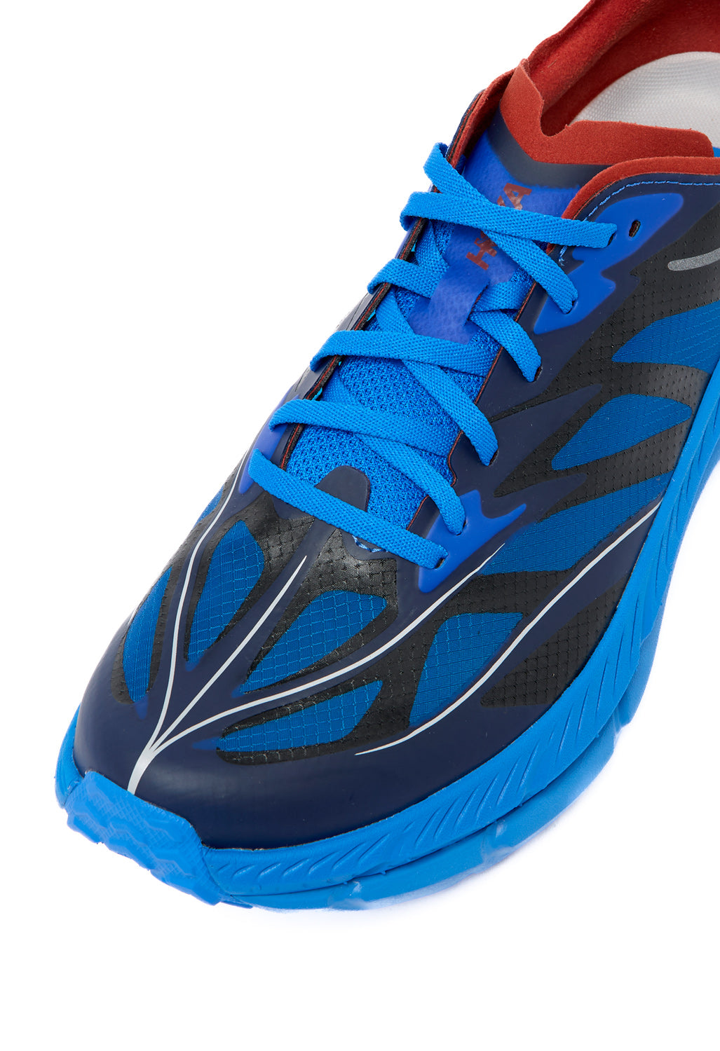 Hoka Mafate Speed 4 Lite Trainers - Electric Cobalt / Dry Chili