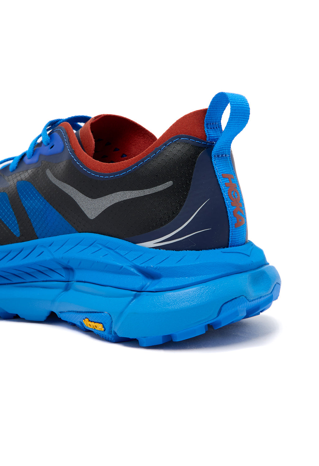 Hoka Mafate Speed 4 Lite Trainers - Electric Cobalt / Dry Chili