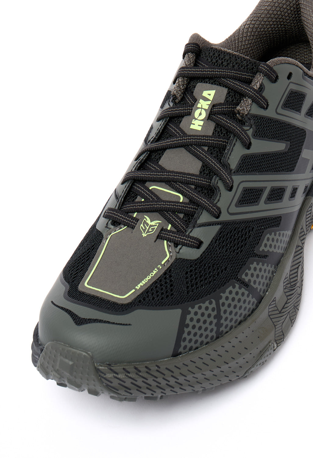 Hoka Speedgoat 2 Trainers - Black / Asphalt Grey