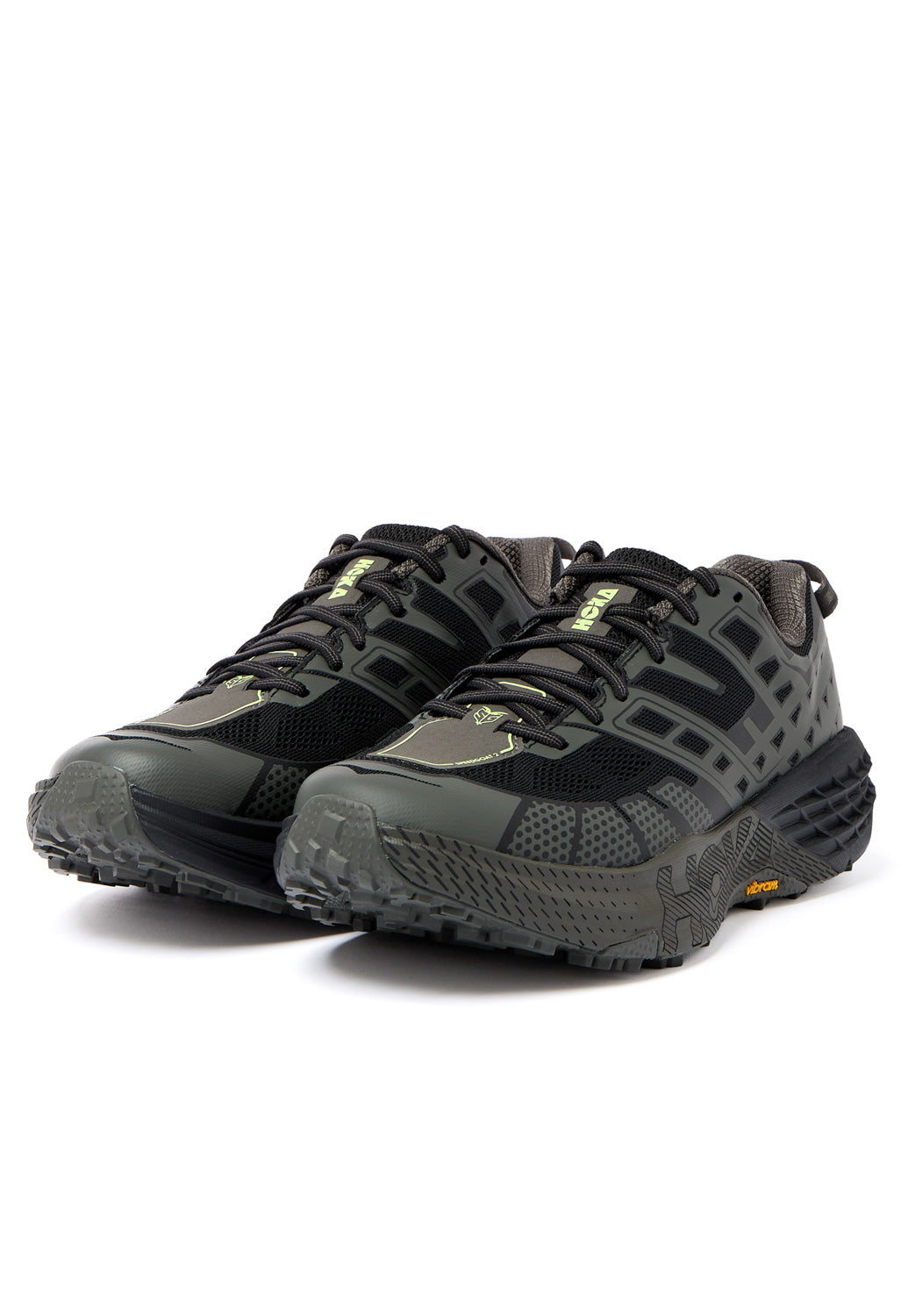 Hoka Speedgoat 2 Trainers - Black / Asphalt Grey