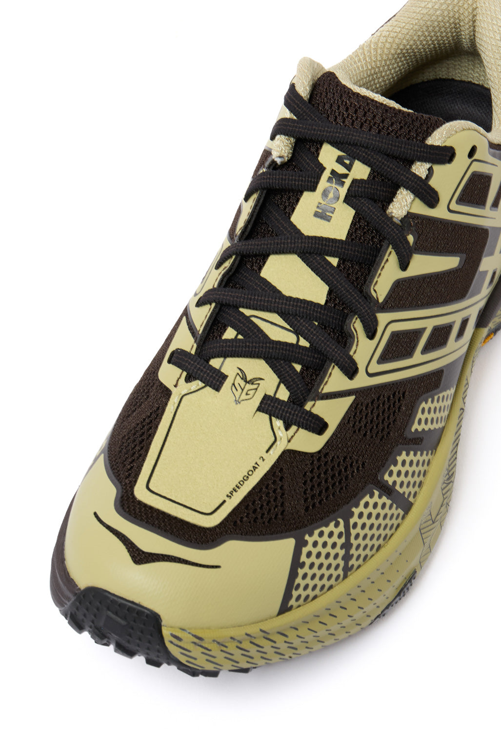 Hoka Speedgoat 2 Trainers - Cast Iron / Oatgrass