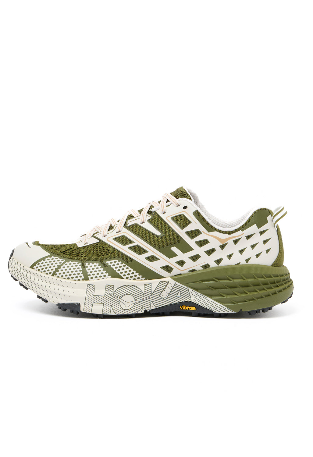 Hoka Speedgoat 2 Trainers - Moss Green / Rose Cream