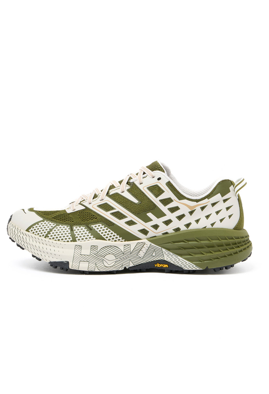 Hoka Speedgoat 2 Trainers - Moss Green / Rose Cream
