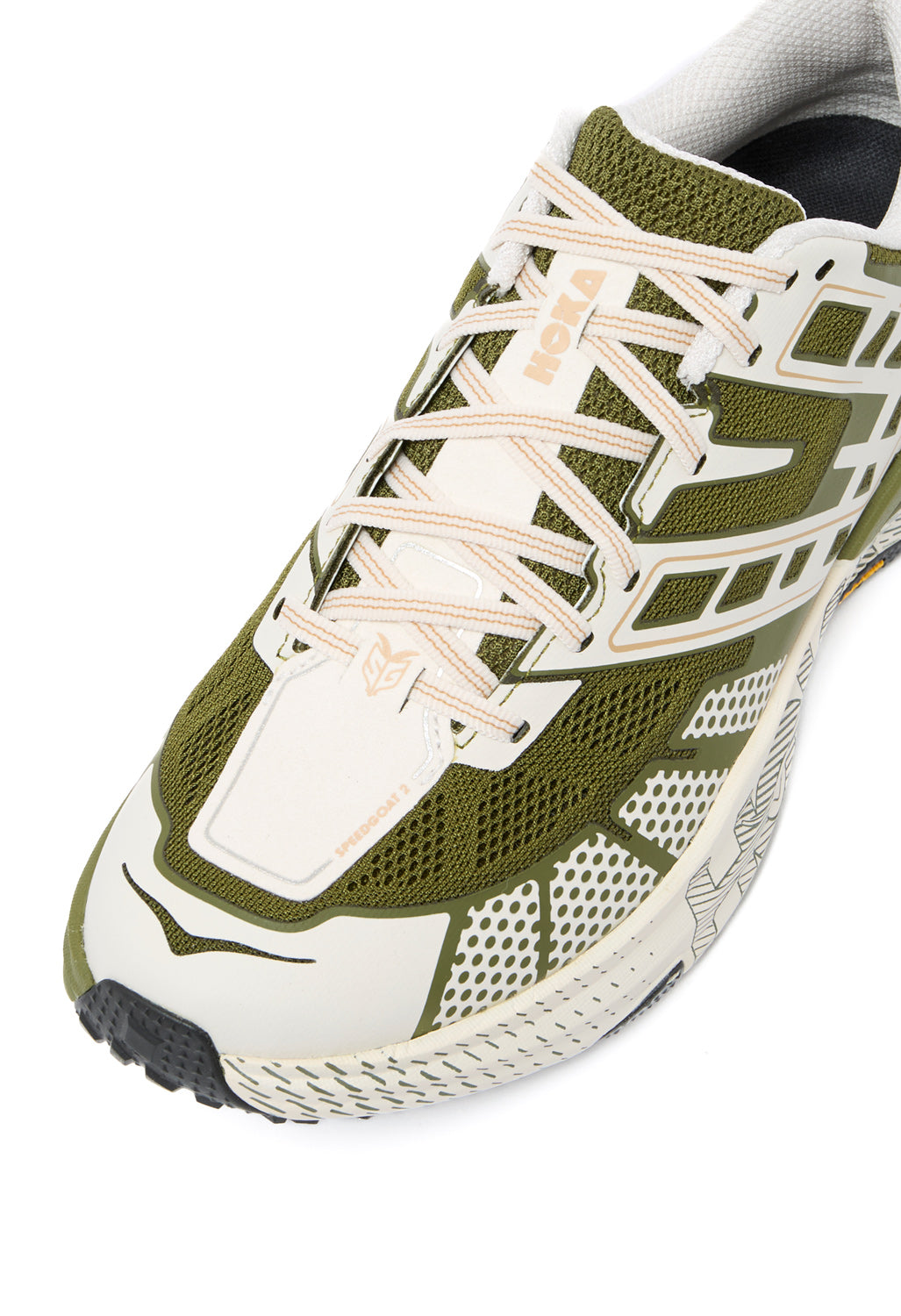 Hoka Speedgoat 2 Trainers - Moss Green / Rose Cream