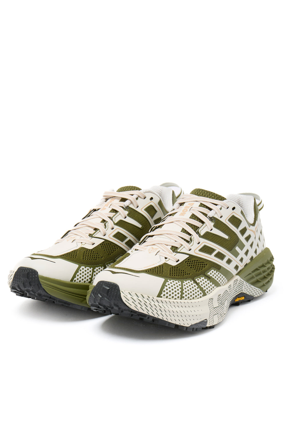 Hoka Speedgoat 2 Trainers - Moss Green / Rose Cream