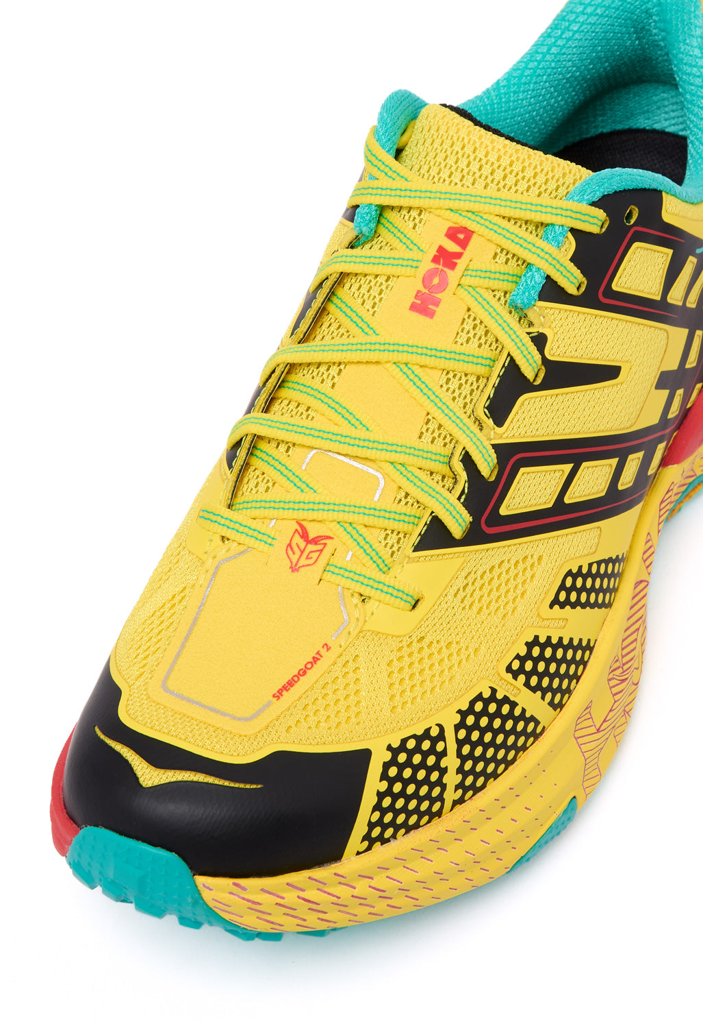 Hoka Speedgoat 2 Trainers - Sour Lemon / Black
