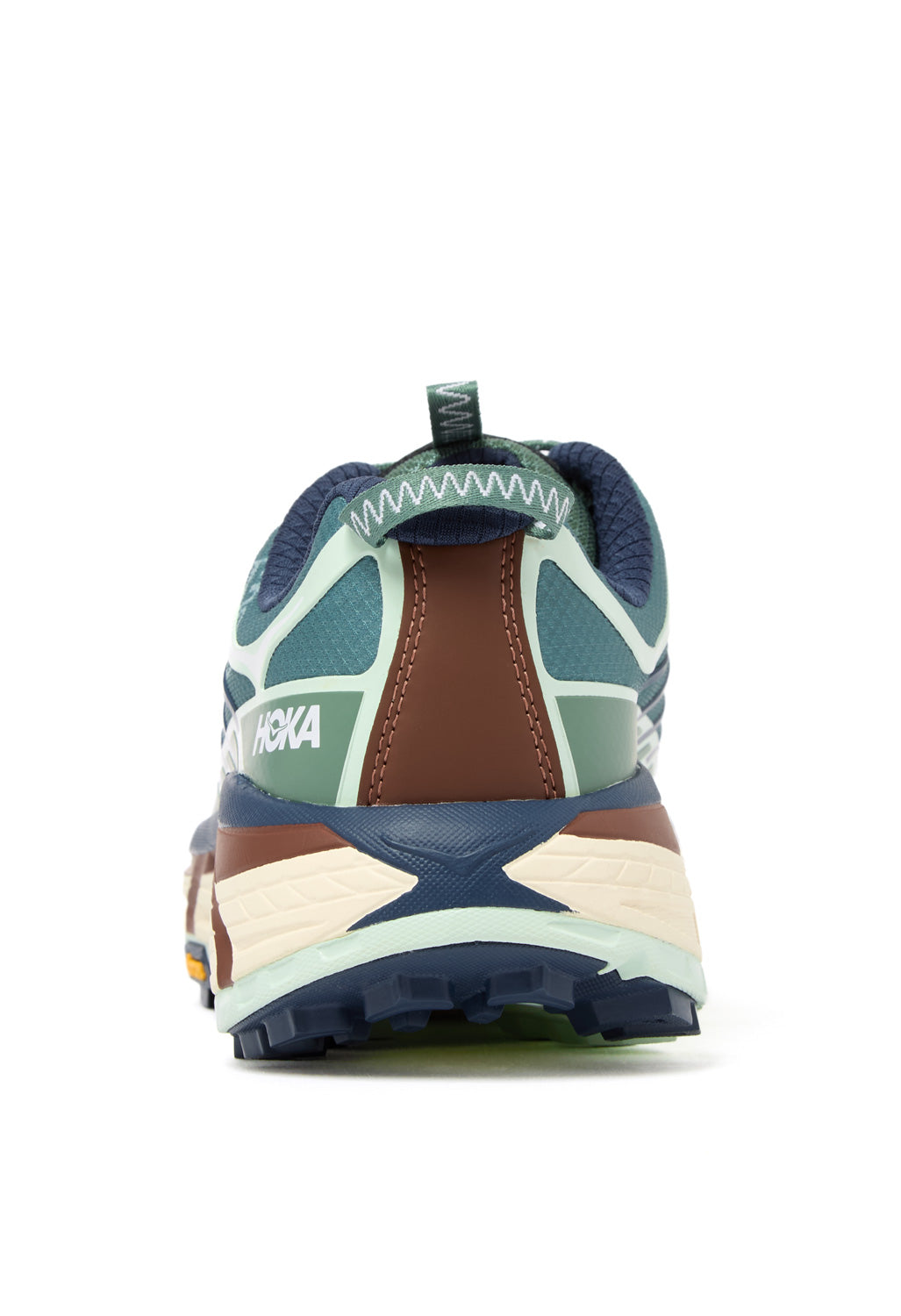 Hoka Mafate Three2 Wordmark Trainers - Fern / Varsity Navy